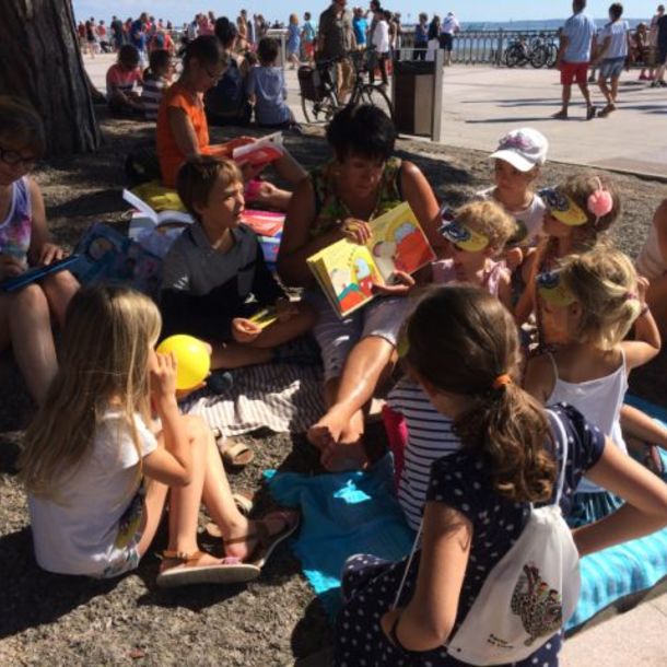 L'heure joyeuse à la plage